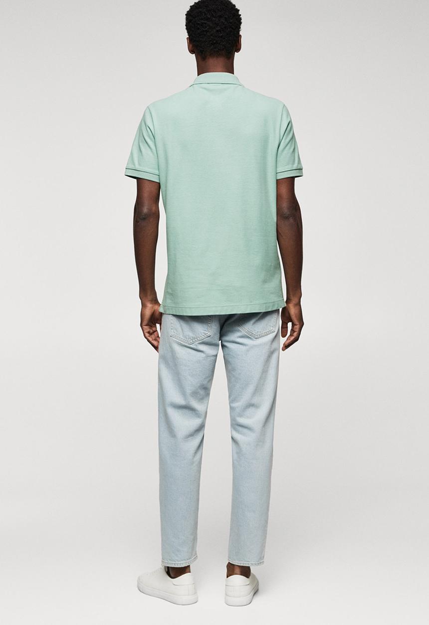 MANGO - Polo shirt rea - blue
