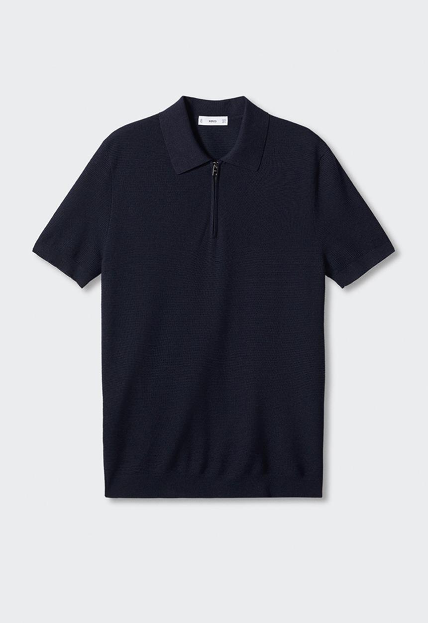 MANGO - Polo shirt charles - navy