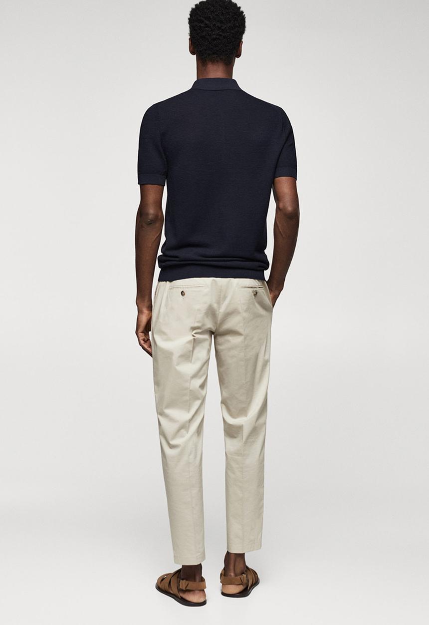 MANGO - Polo shirt charles - navy