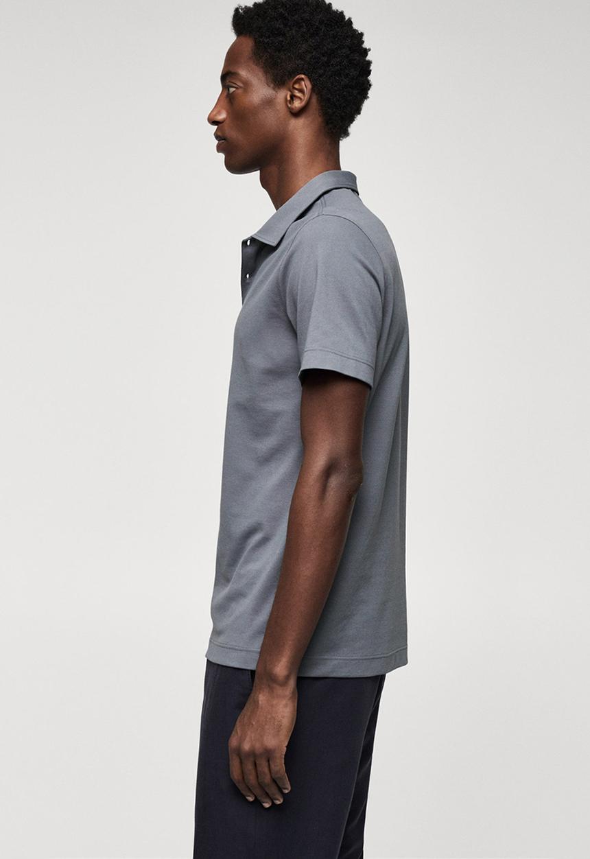 MANGO - Polo shirt ezequi - blue