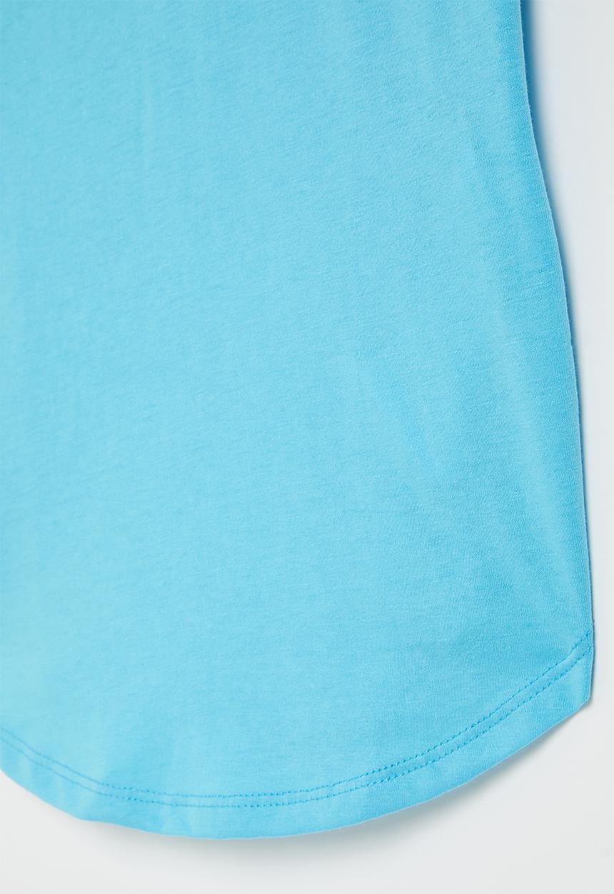 Nike - Nkg jdi swoosh split short sleeve tee - baltic blue