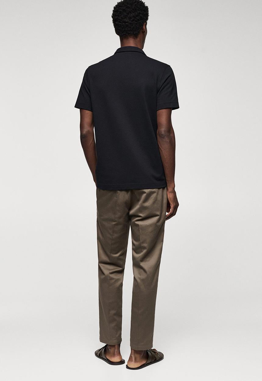 MANGO - Polo shirt ezequi - black
