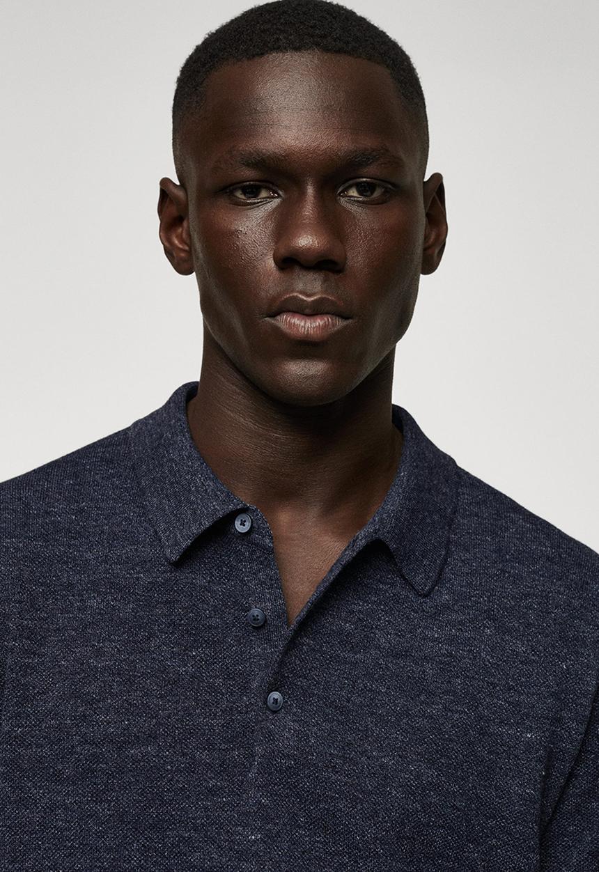 MANGO - Polo shirt andrew - navy