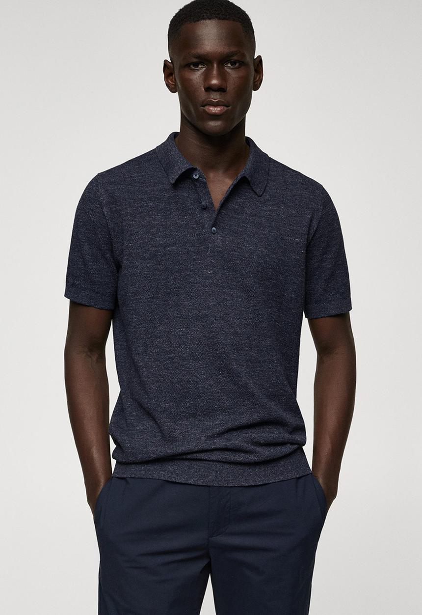 MANGO - Polo shirt andrew - navy