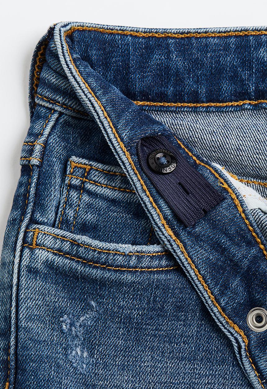 H&M - Relaxed tapered fit jeans - dark denim blue