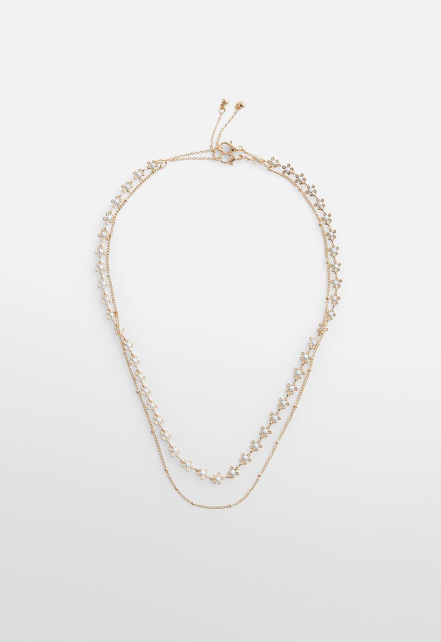 MANGO - Necklace mary - gold