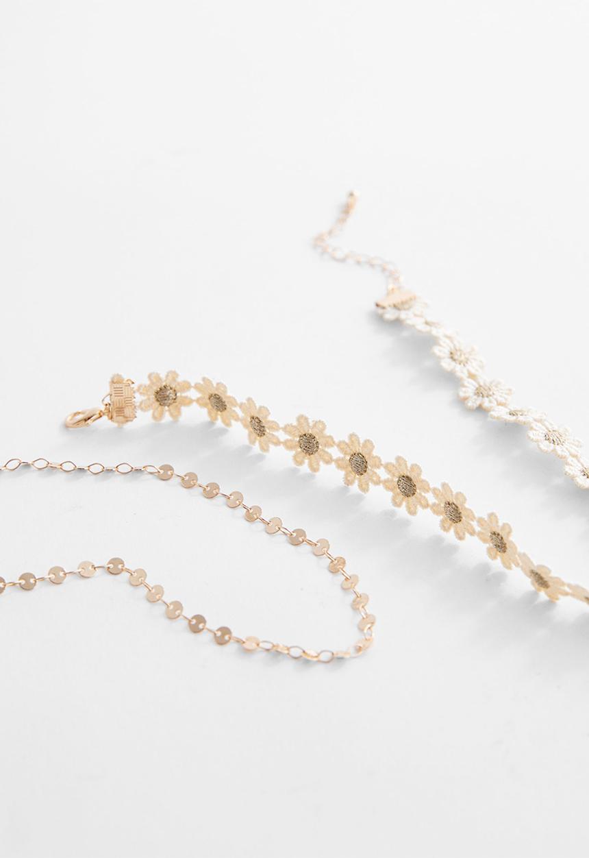 MANGO - Necklace carter - silver