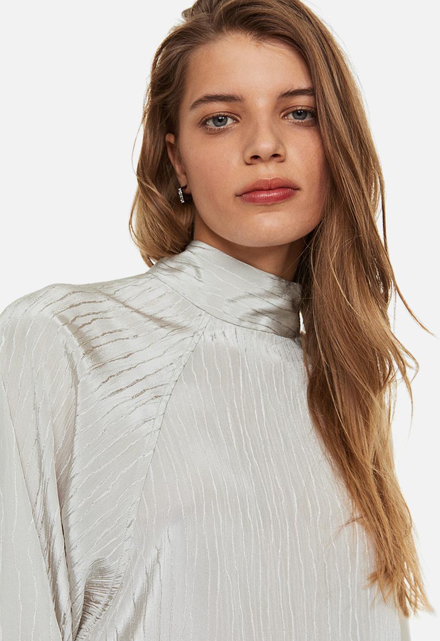 H&M - Batwing-sleeved blouse - grey