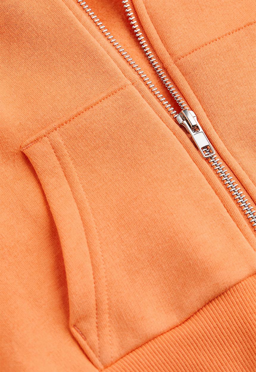 H&M - Zip-through hoodie - orange