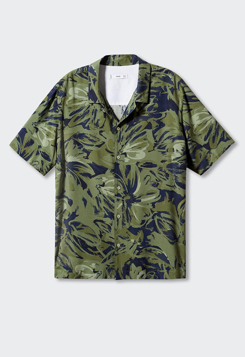 MANGO - Shirt huelva - khaki