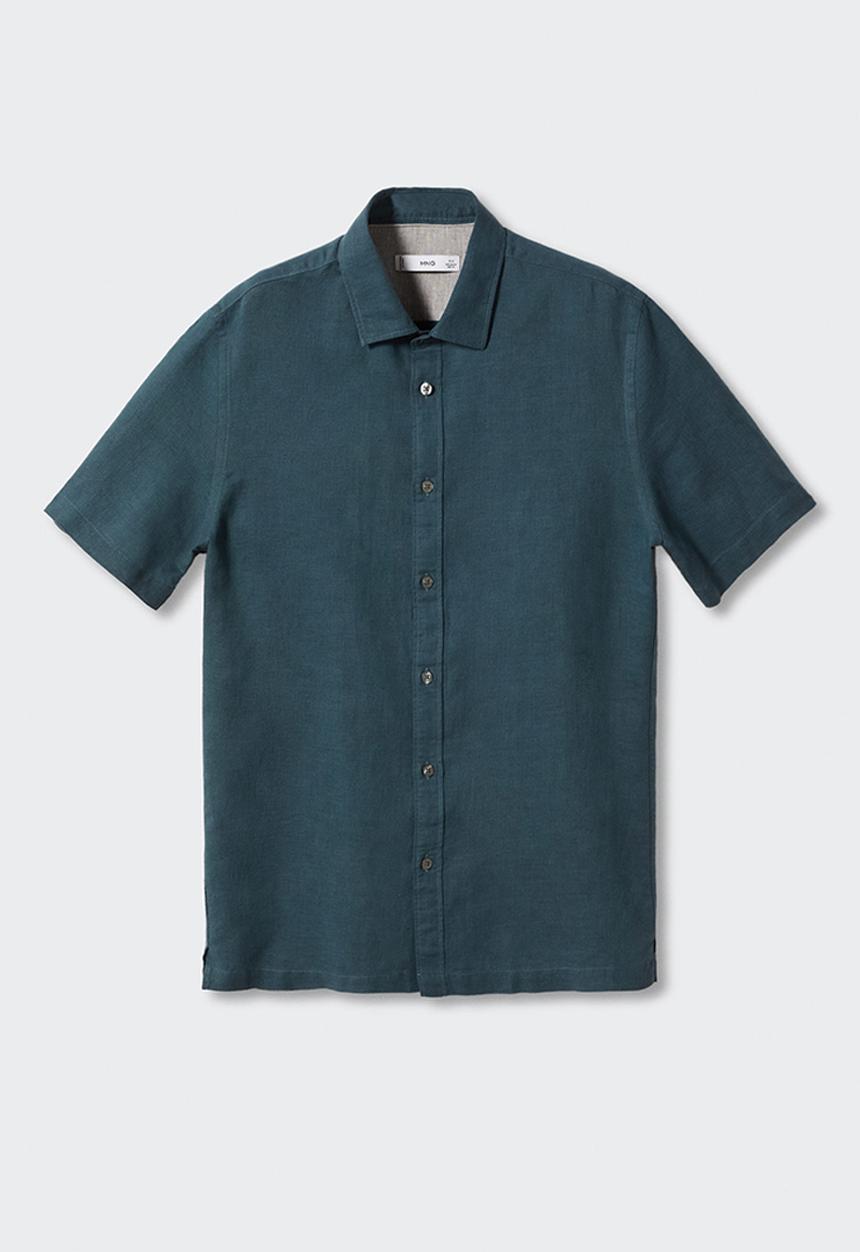 MANGO - Shirt ants - navy