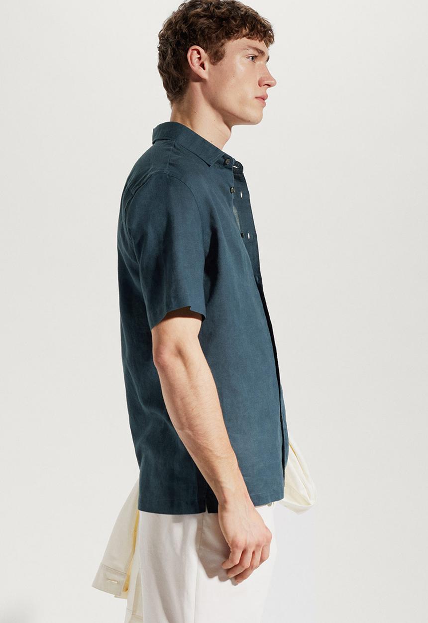 MANGO - Shirt ants - navy