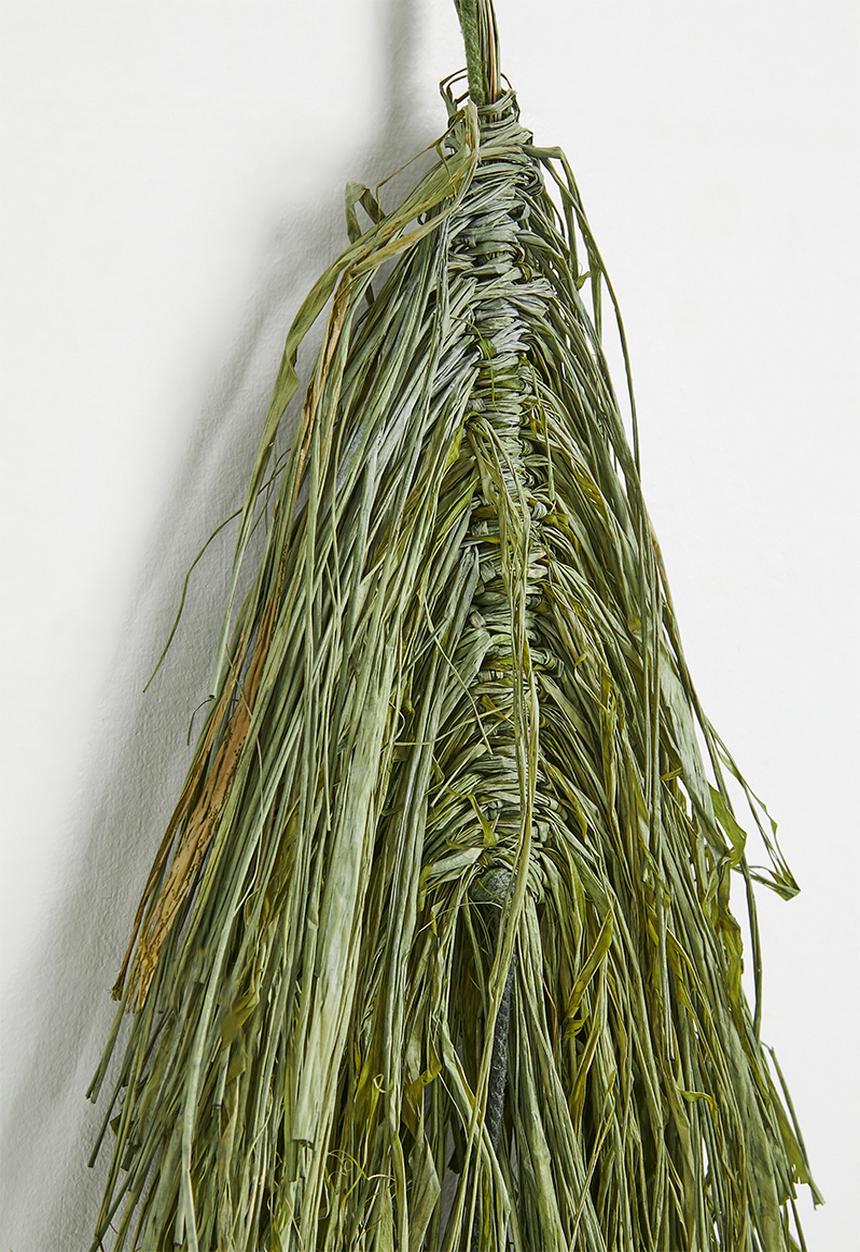 H&S - Raffia wall décor - green