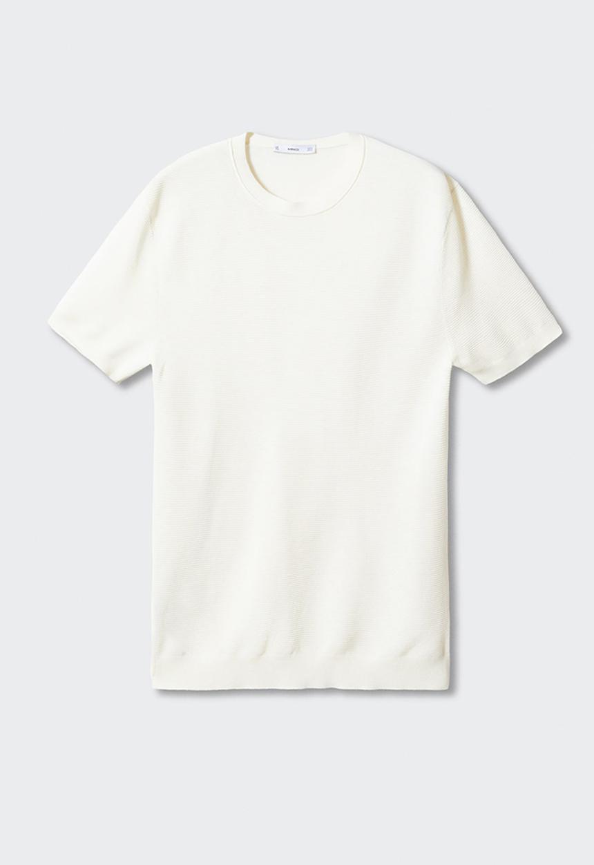 MANGO - T-shirt charles - white