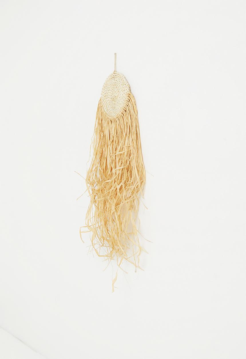 H&S - Raffia hanging décor - natural