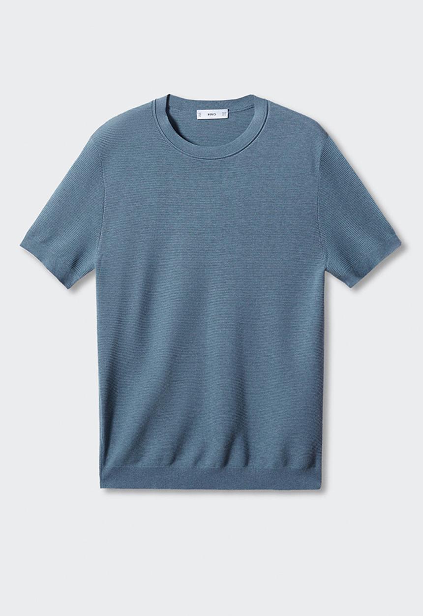 MANGO - T-shirt charles - blue