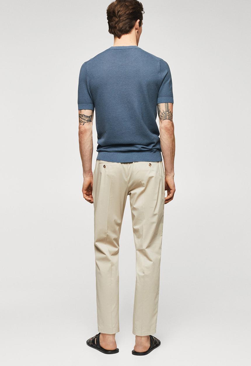 MANGO - T-shirt charles - blue