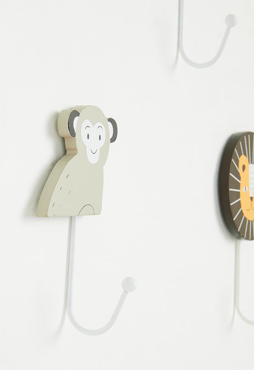 H&S - Coat rack set of 6- multi