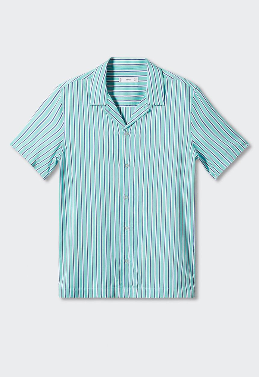 MANGO - Shirt benalup - light blue