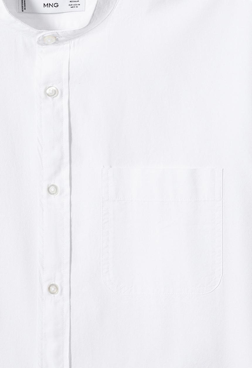 MANGO - Shirt bolonia - white