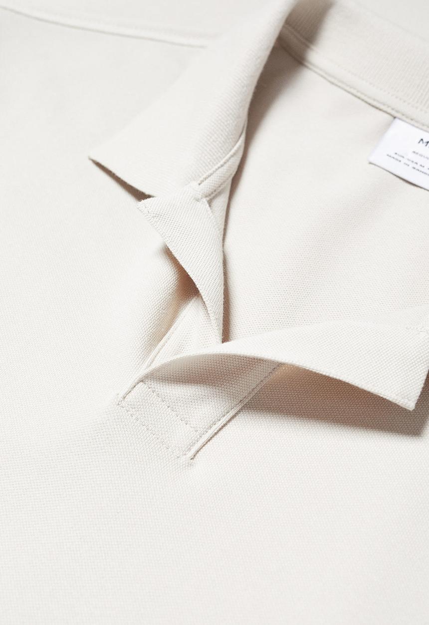 MANGO - Polo shirt taga - beige