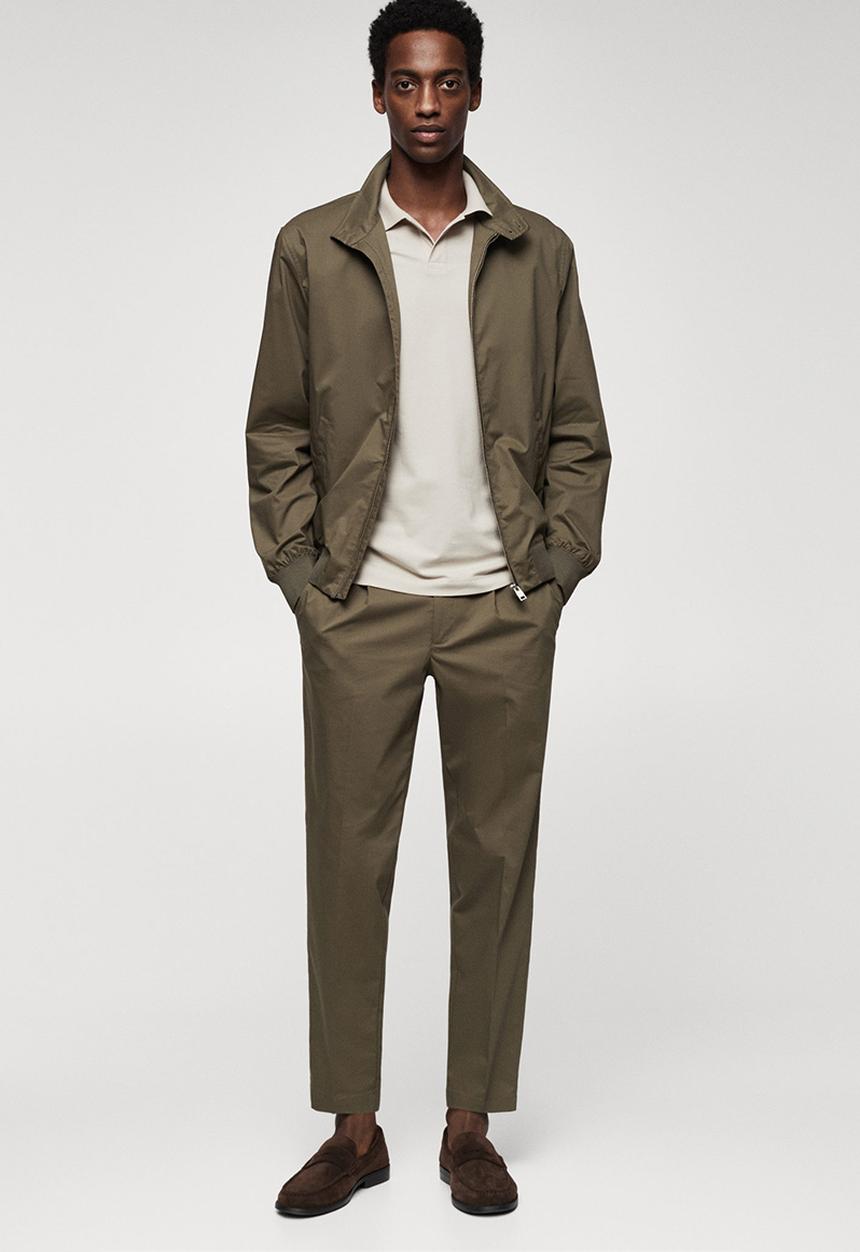 MANGO - Polo shirt taga - beige