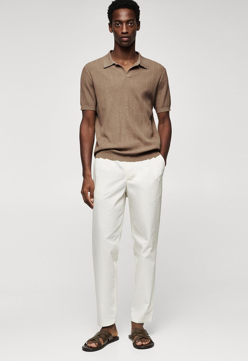 MANGO - Polo shirt daniele - beige
