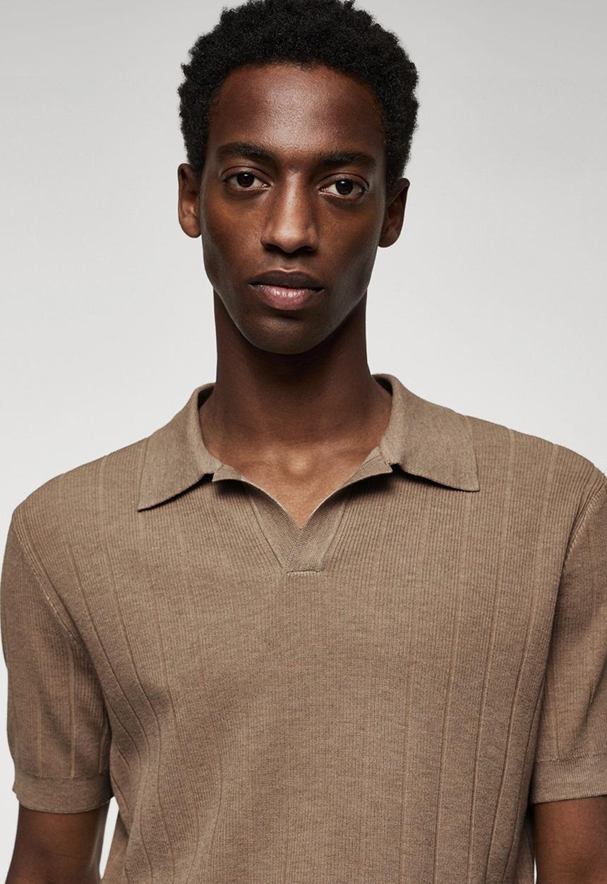 MANGO - Polo shirt daniele - beige