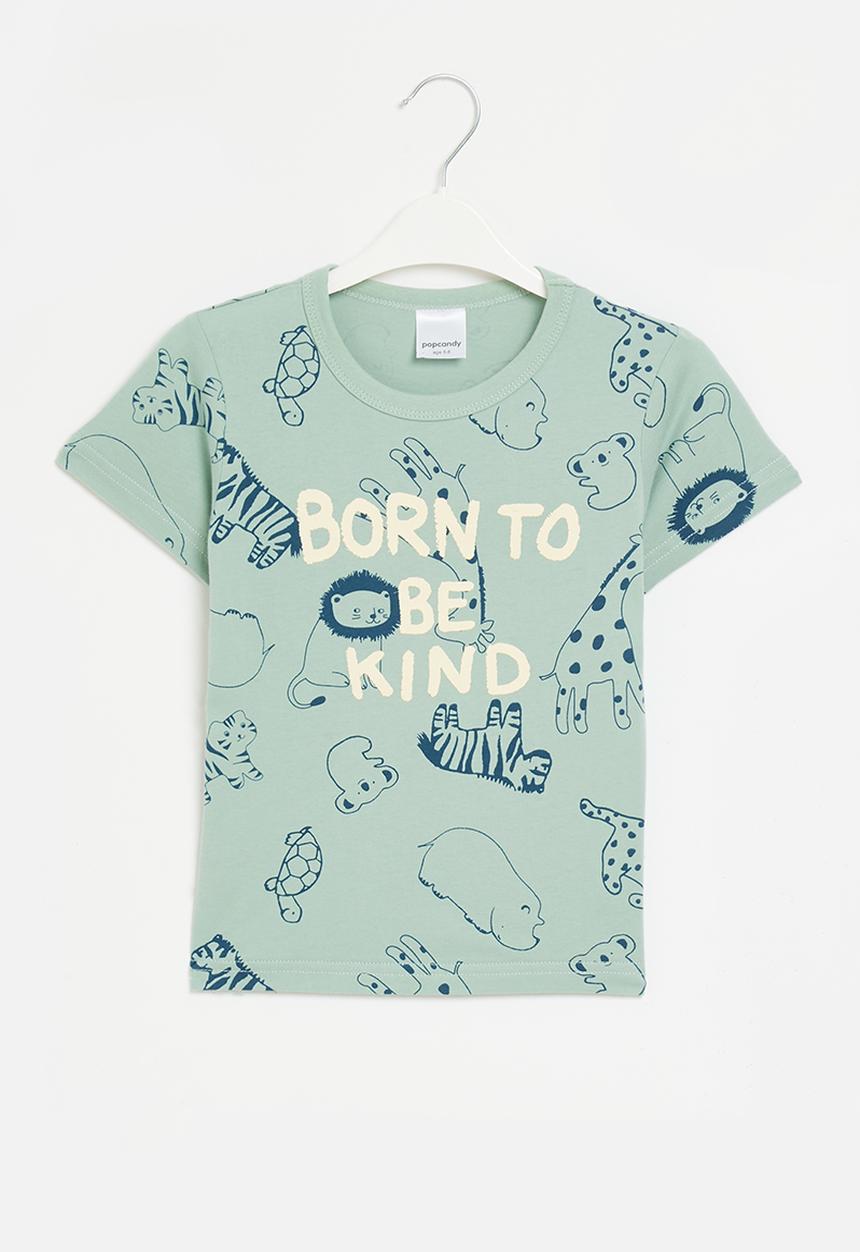 Pop Candy - Printed tee - blue 
