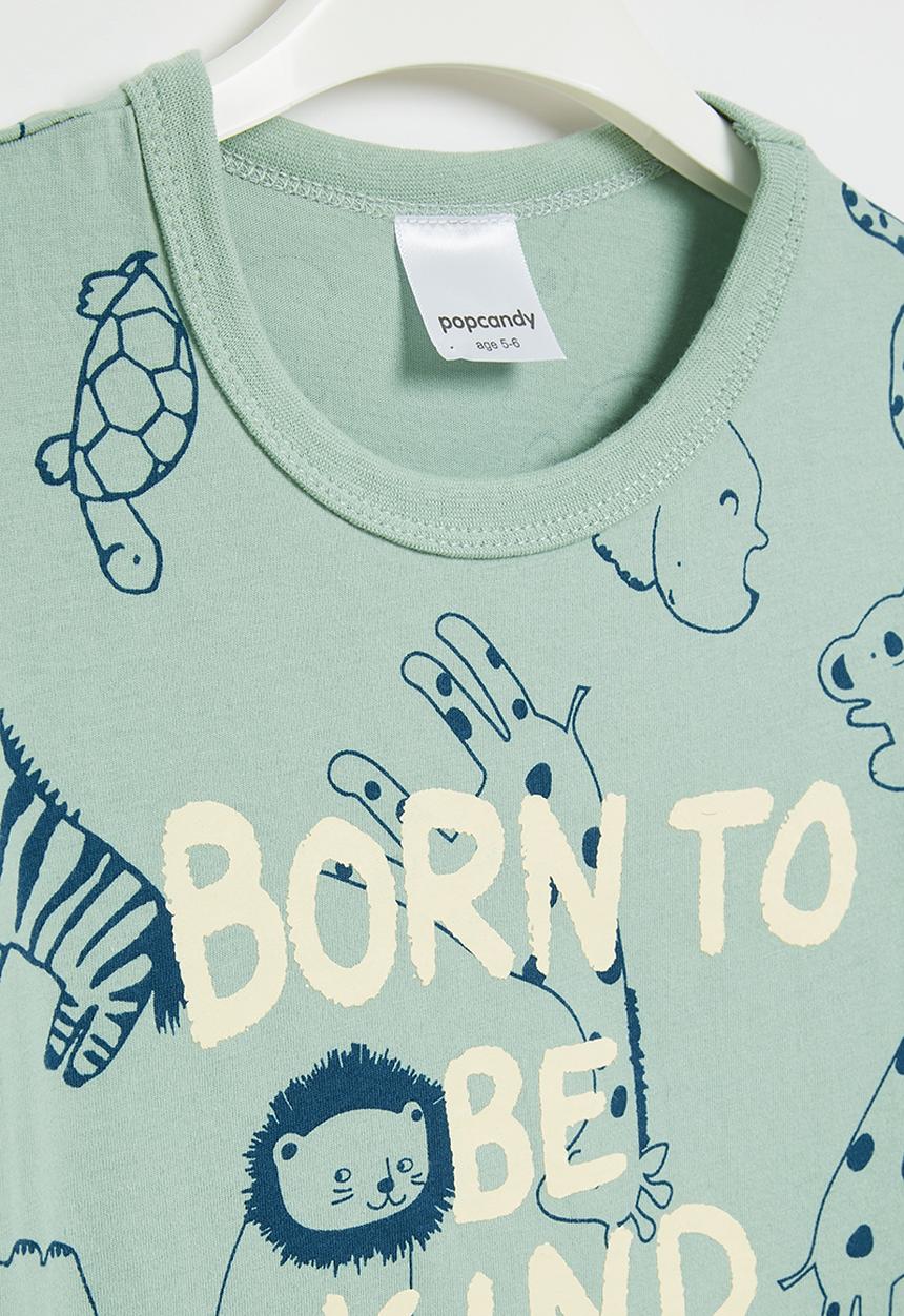 Pop Candy - Printed tee - blue 