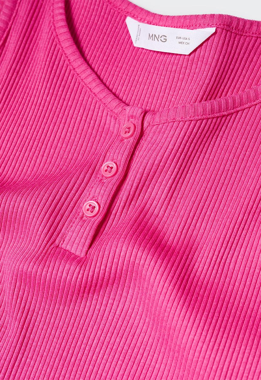 MANGO - T-shirt orchid - fuschia