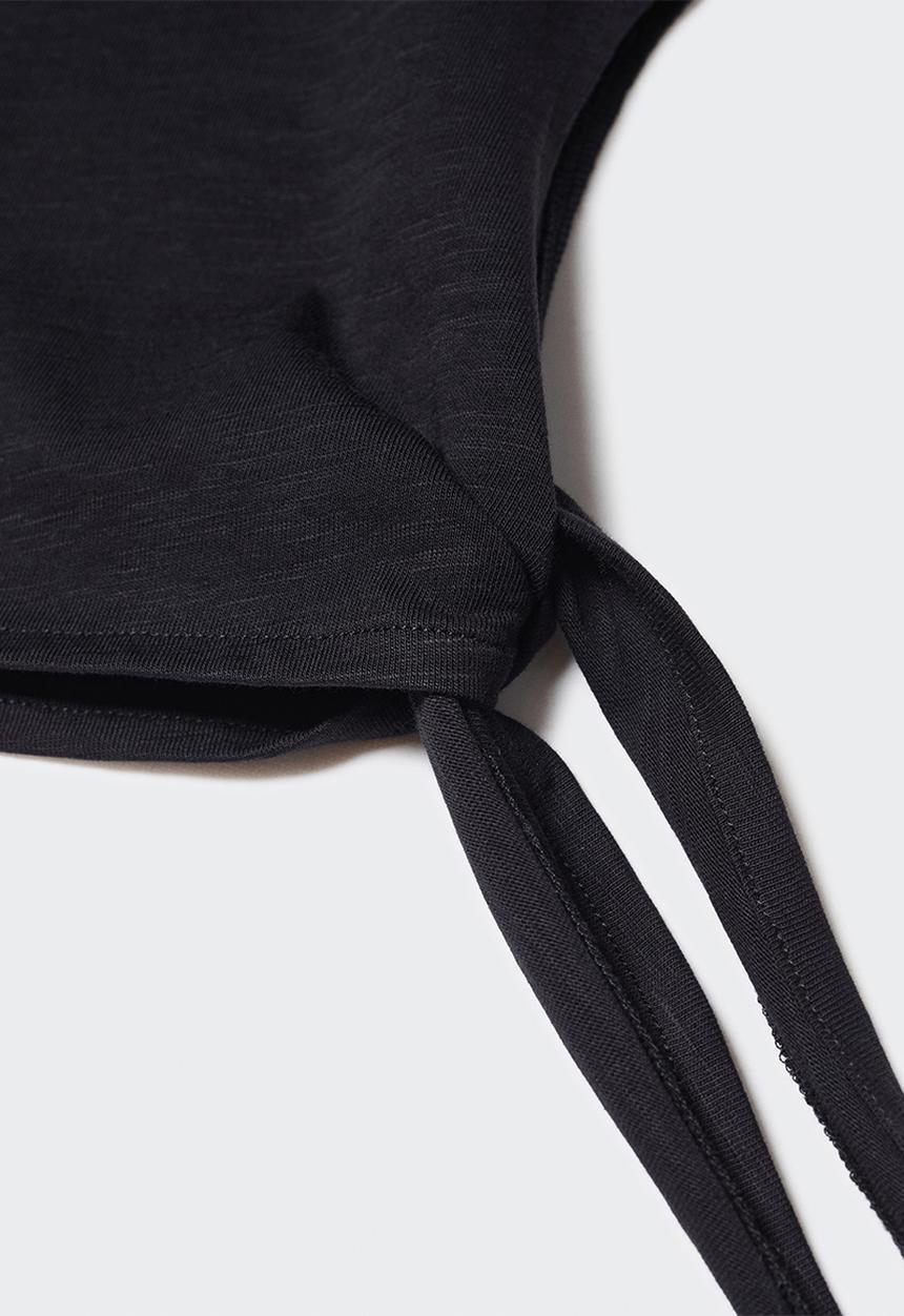 MANGO - T-shirt mar - black