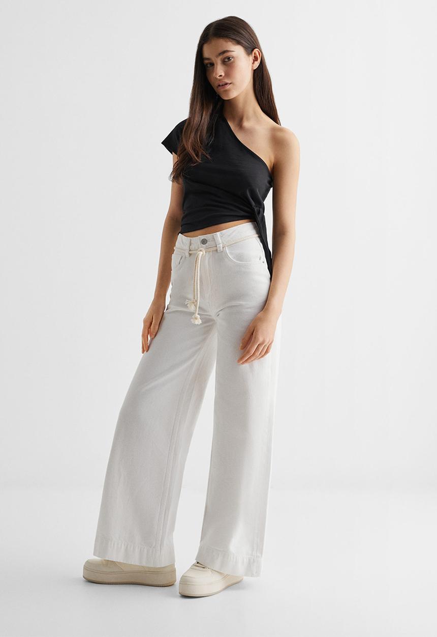 MANGO - T-shirt mar - black