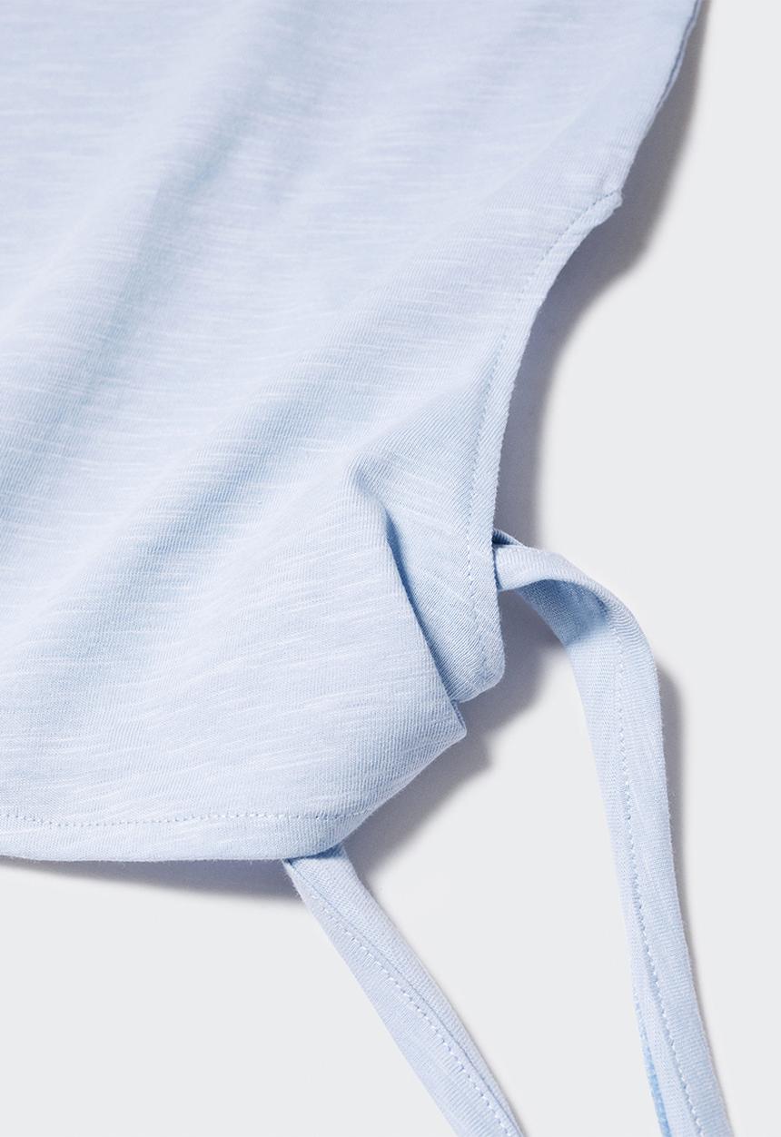 MANGO - T-shirt mar - sky blue