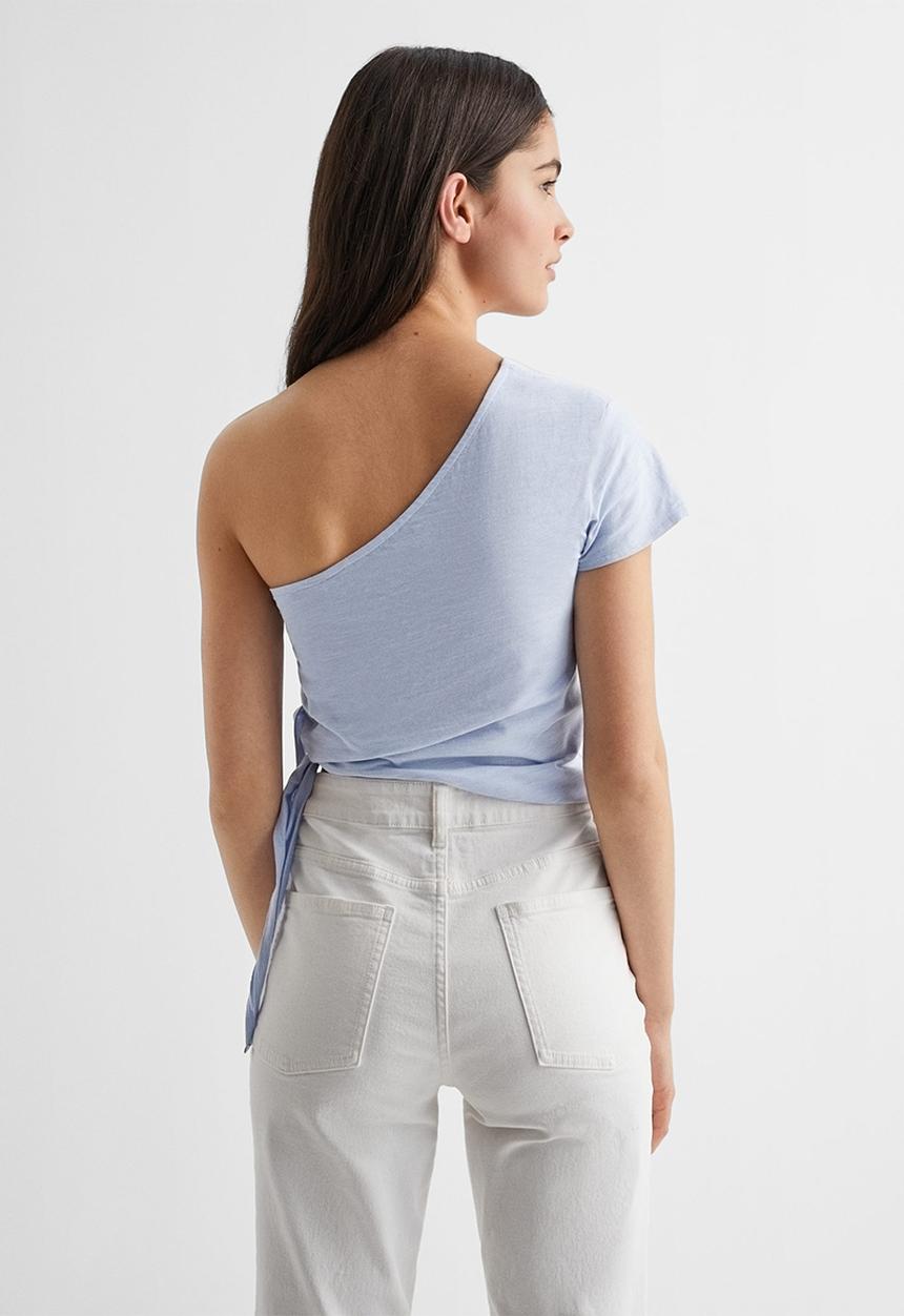 MANGO - T-shirt mar - sky blue