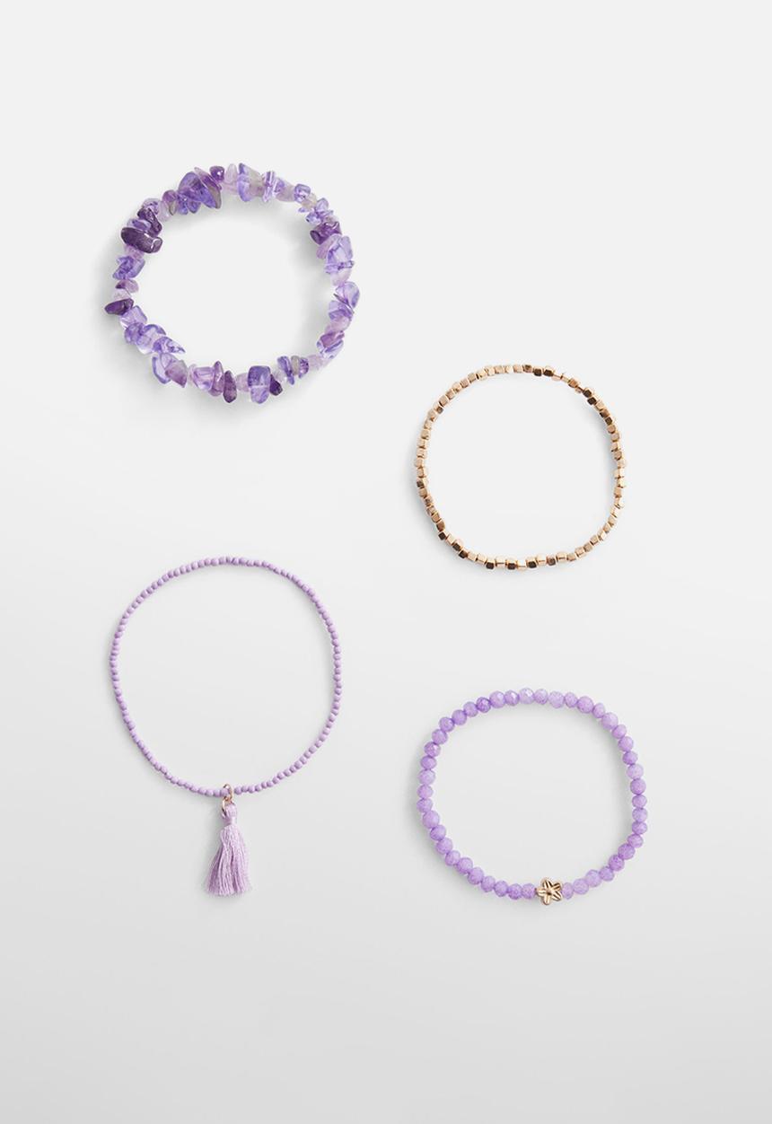 MANGO - Bracelet malva - pastel purple
