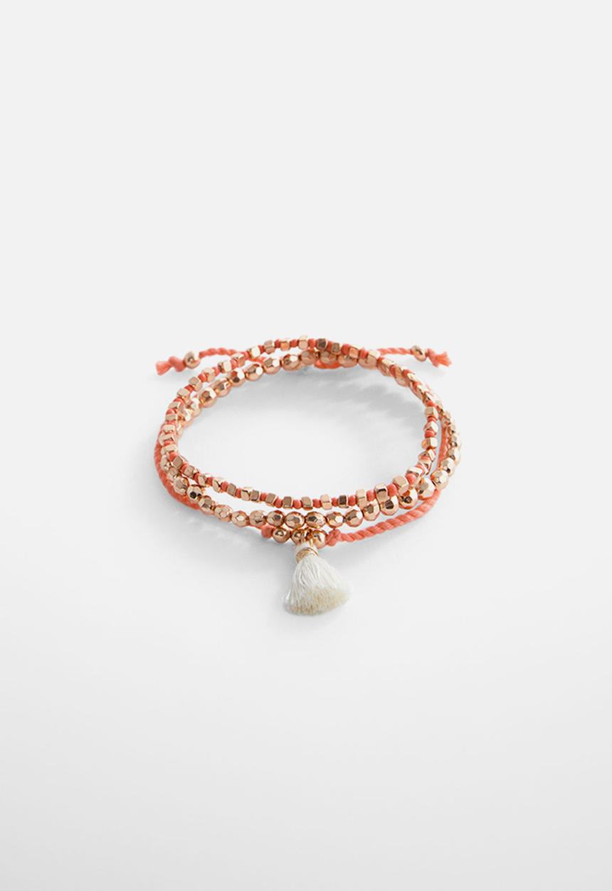 MANGO - Bracelet creta - pastel pink