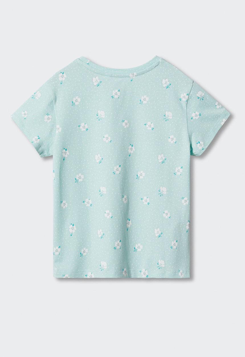 MANGO - T-shirt mangofi - pastel green