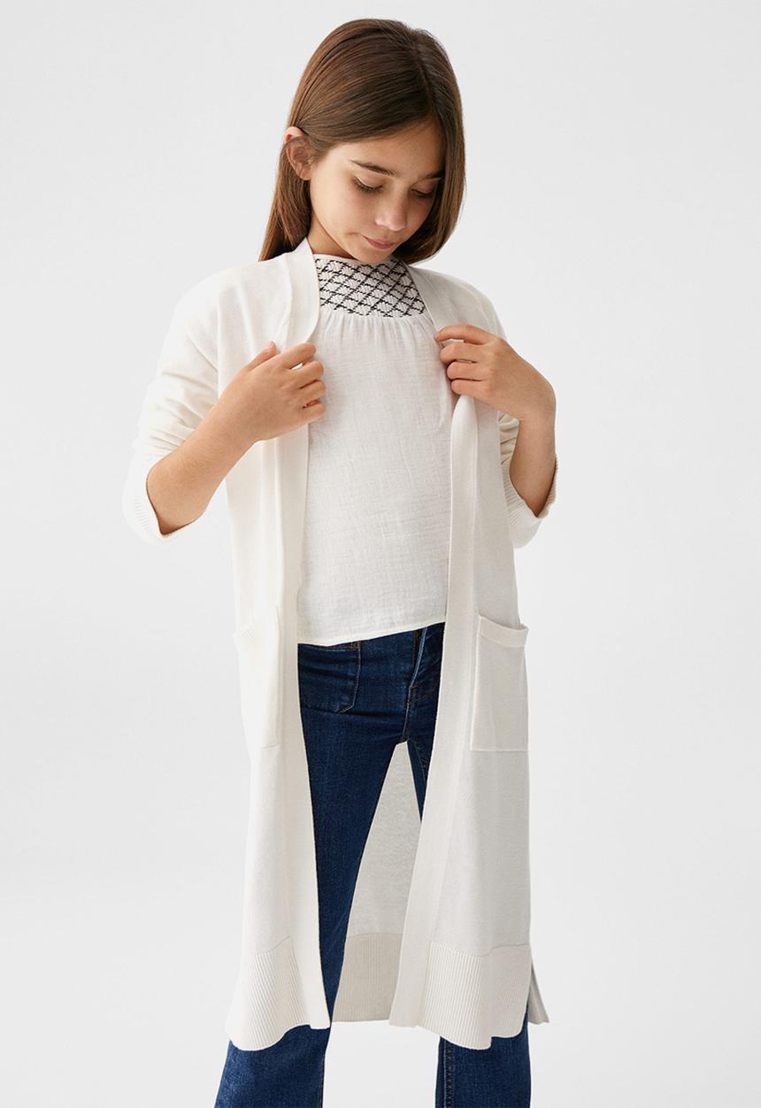 MANGO - Cardigan andrea - offwhite