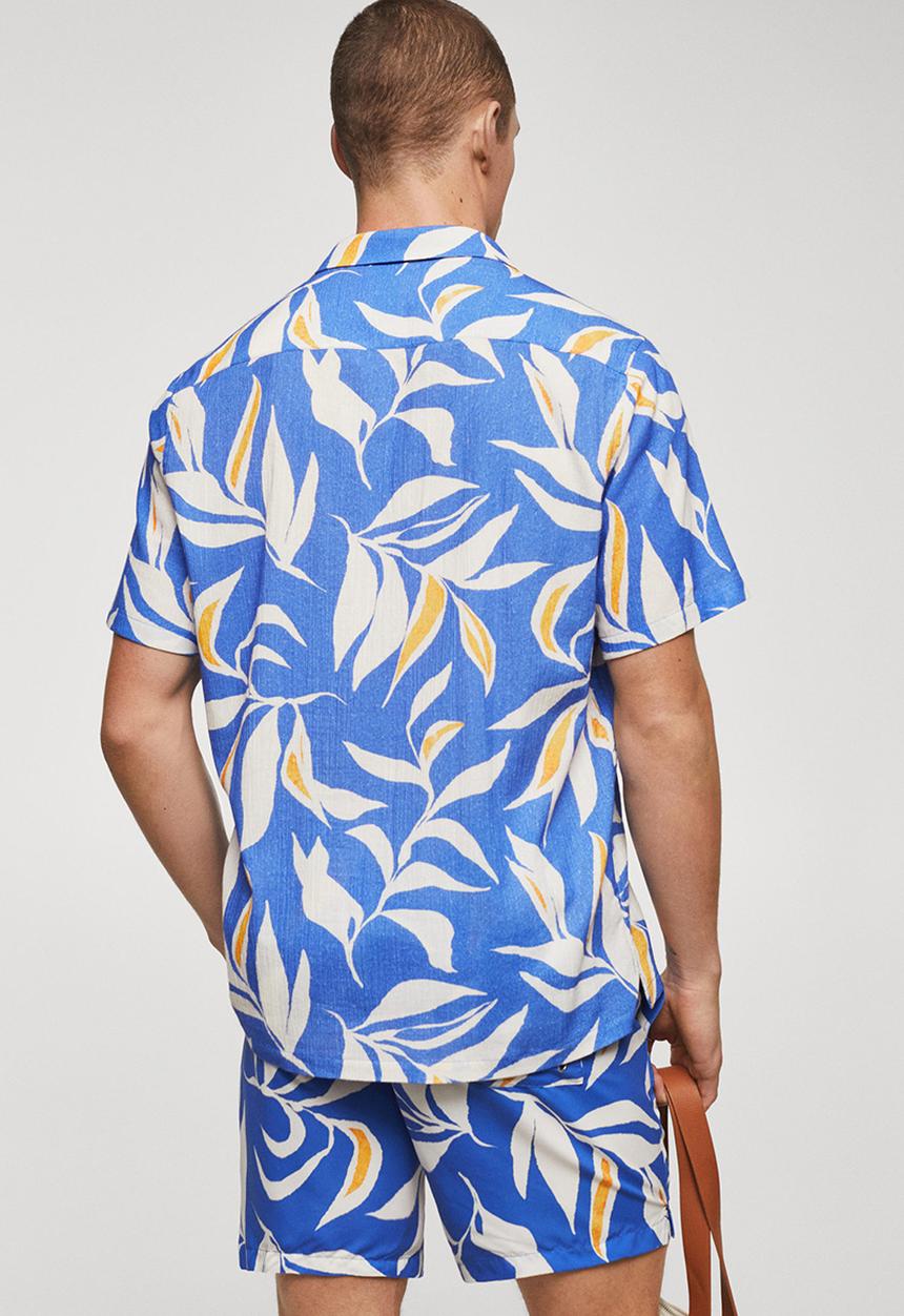 MANGO - Shirt pau - blue