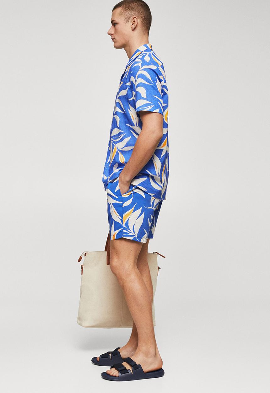 MANGO - Shirt pau - blue