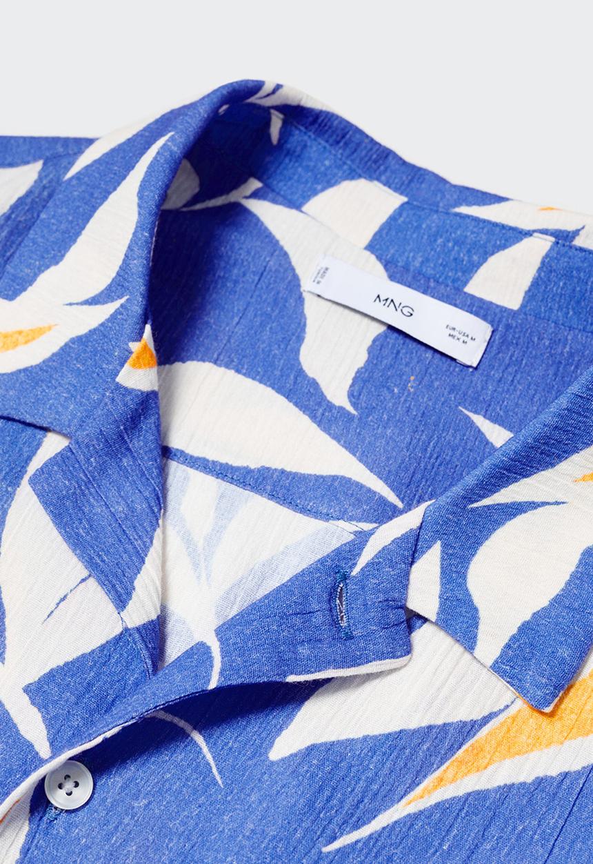 MANGO - Shirt pau - blue