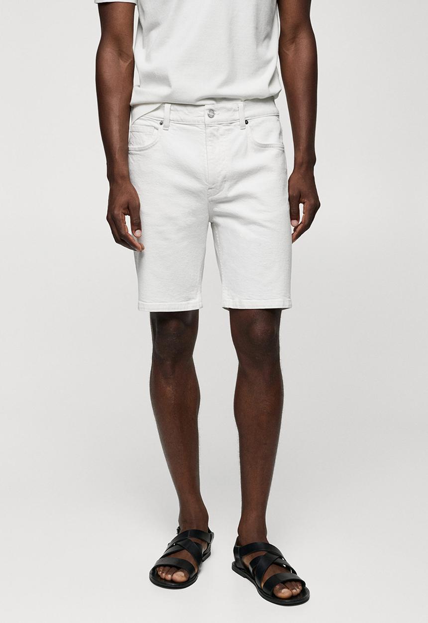 MANGO - Bermuda shorts jarod - white