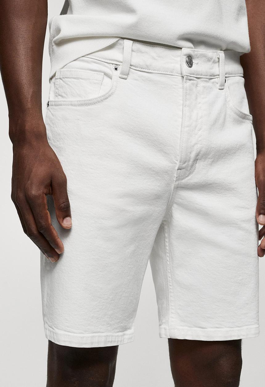 MANGO - Bermuda shorts jarod - white