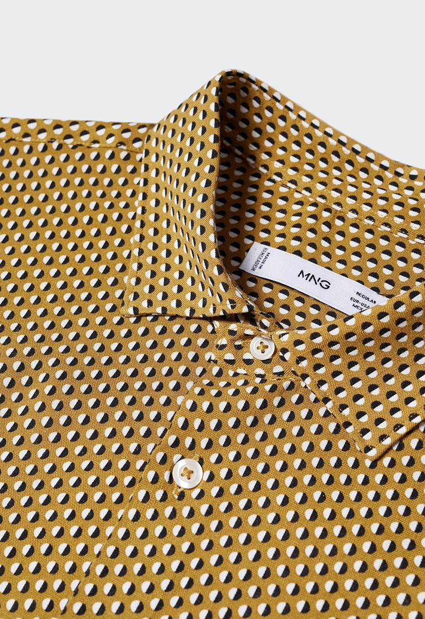 MANGO - Shirt cabo - ochre