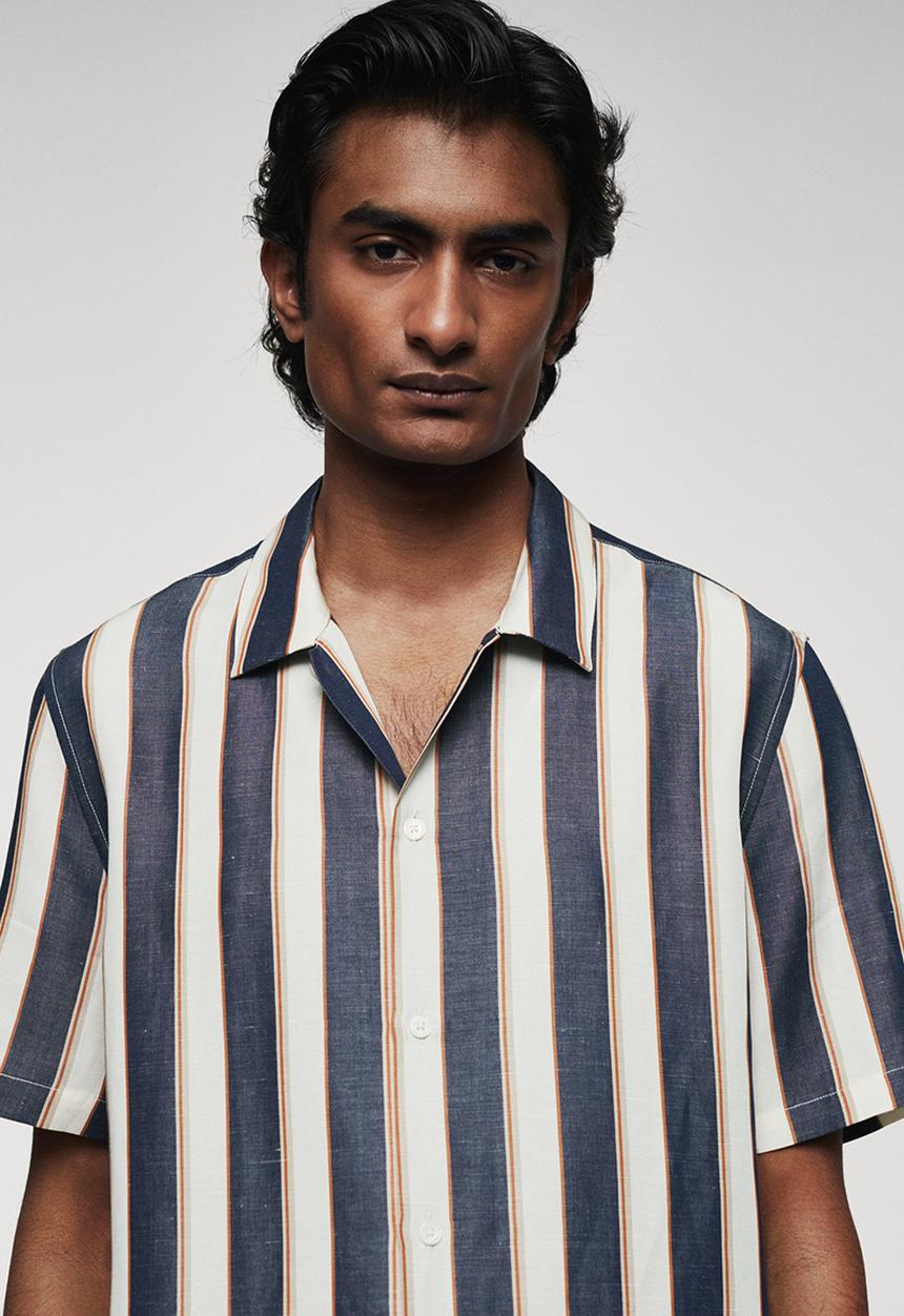 MANGO - Shirt miramar - navy