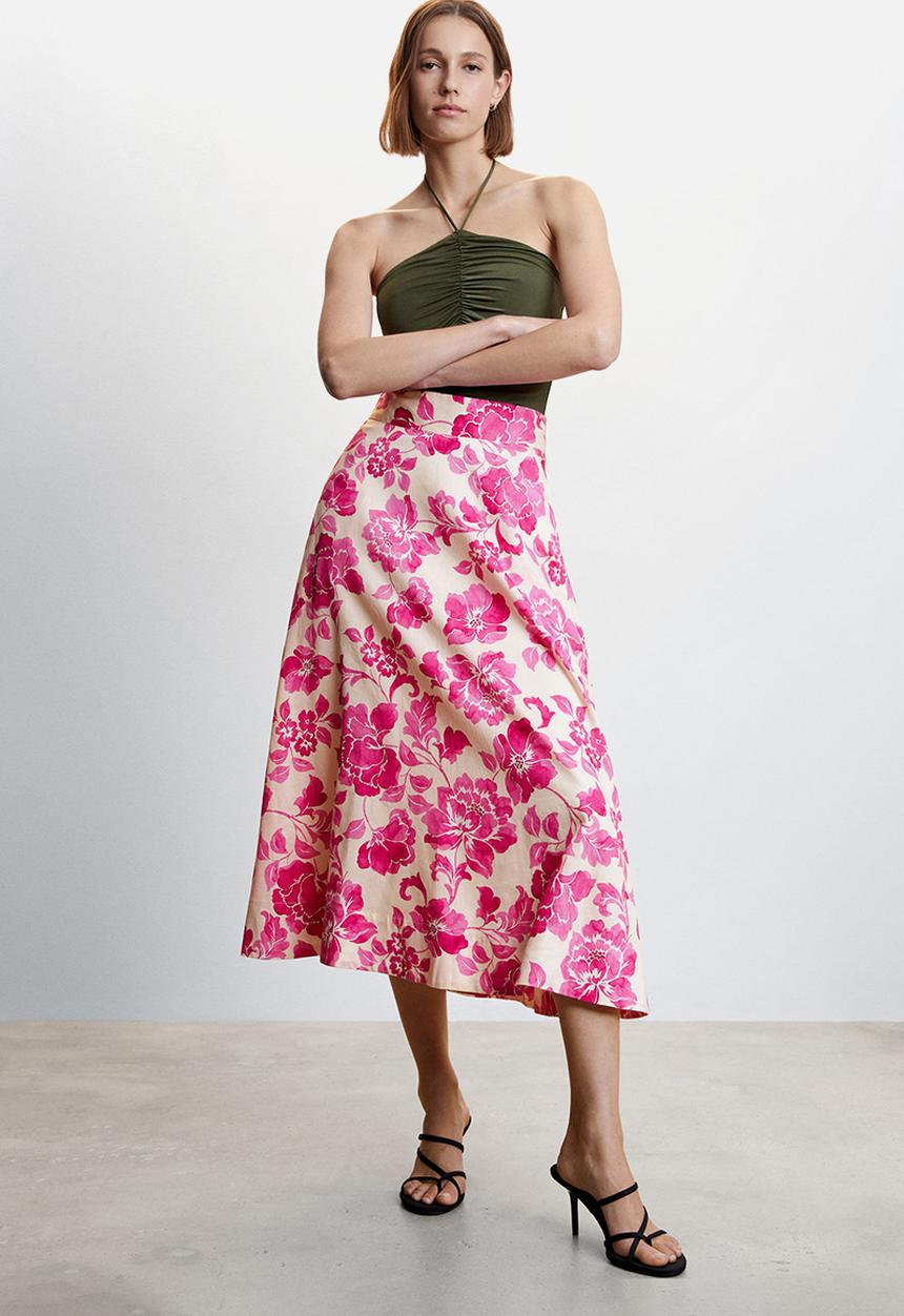 MANGO - Skirt macarena - pink