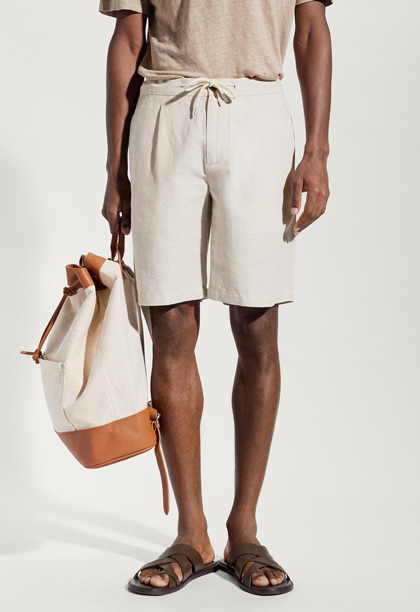 MANGO - Bermuda shorts alfonso - beige