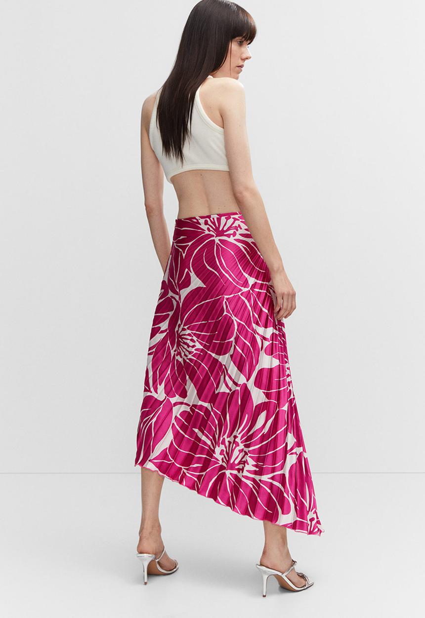 MANGO - Skirt fresia - bright pink