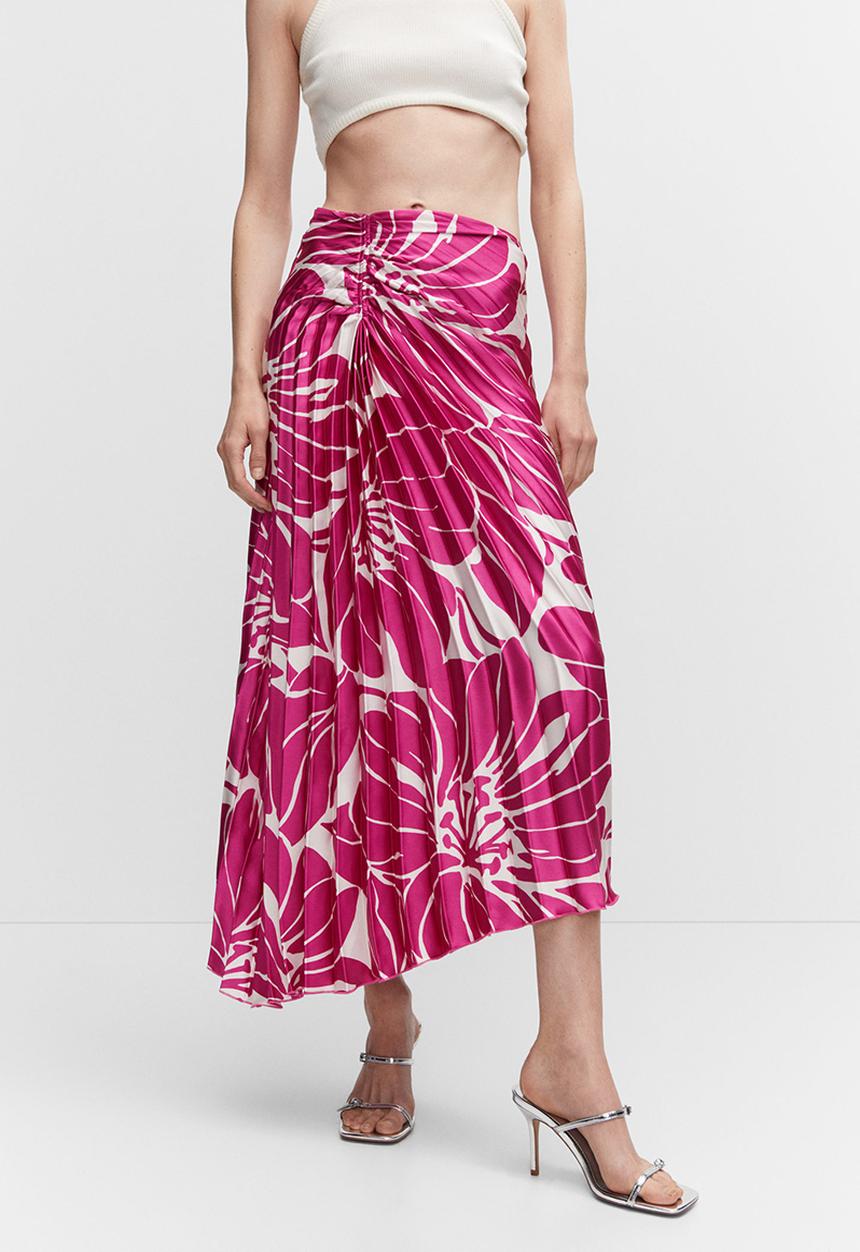 MANGO - Skirt fresia - bright pink